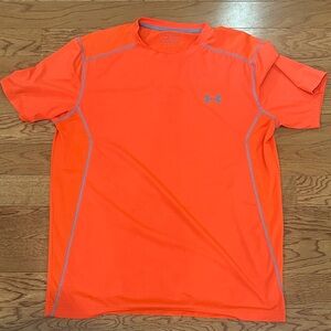 Under Armour Vibrant Orangish red Performance Tee